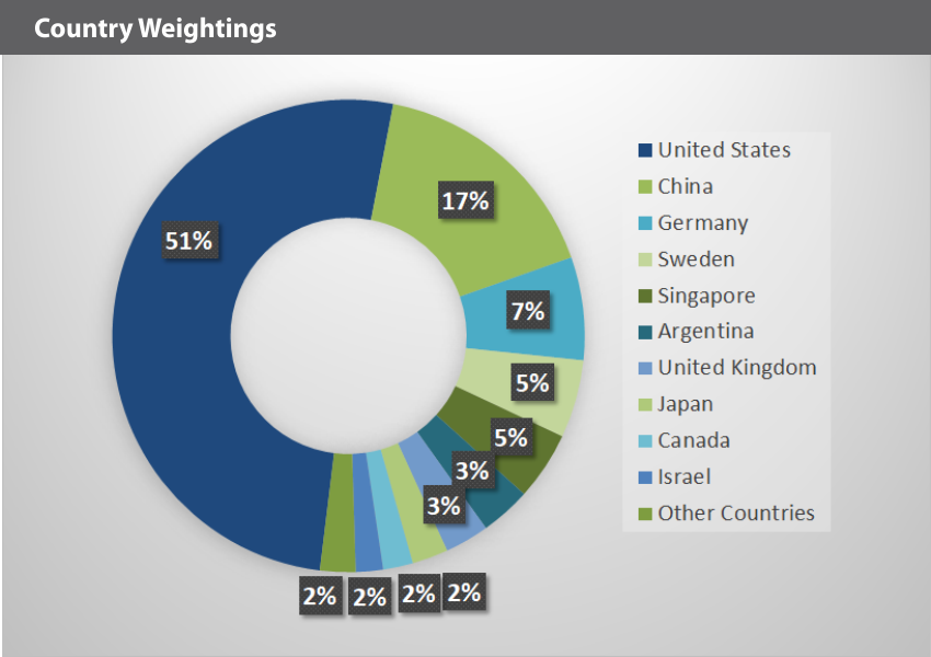 IBUYGRO Country Weightings