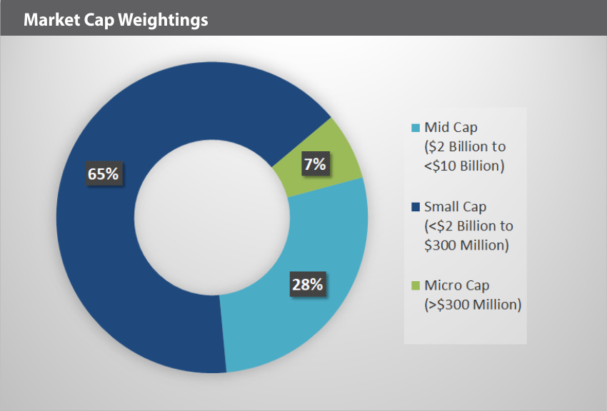 Pure Junior Gold Miners (JR GOLD) Index Market Cap Weightings