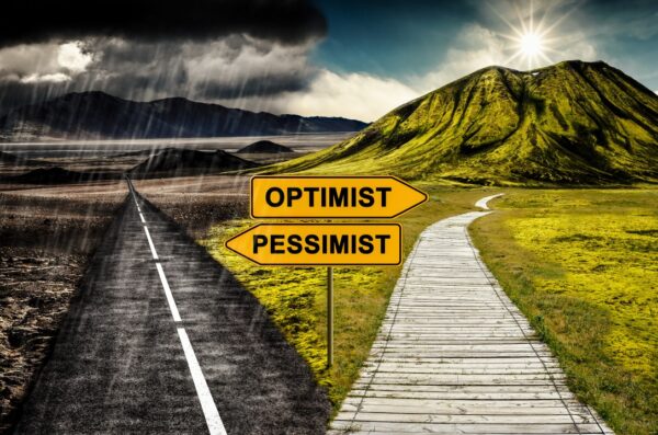 Optimist vs pessimist roads