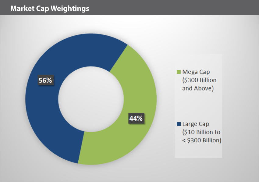 XOUT U.S. Large Cap Index Market Cap Weightings