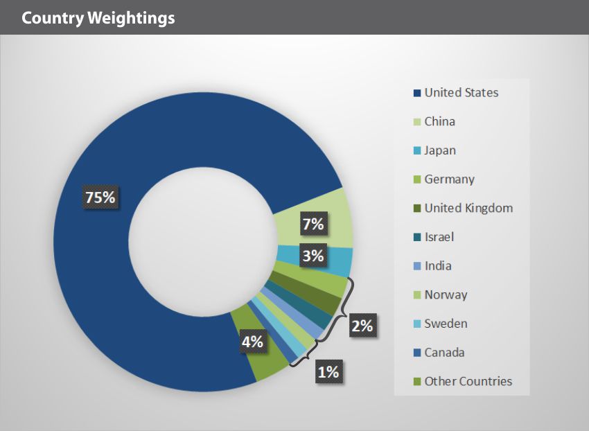 IBUY Country Weightings